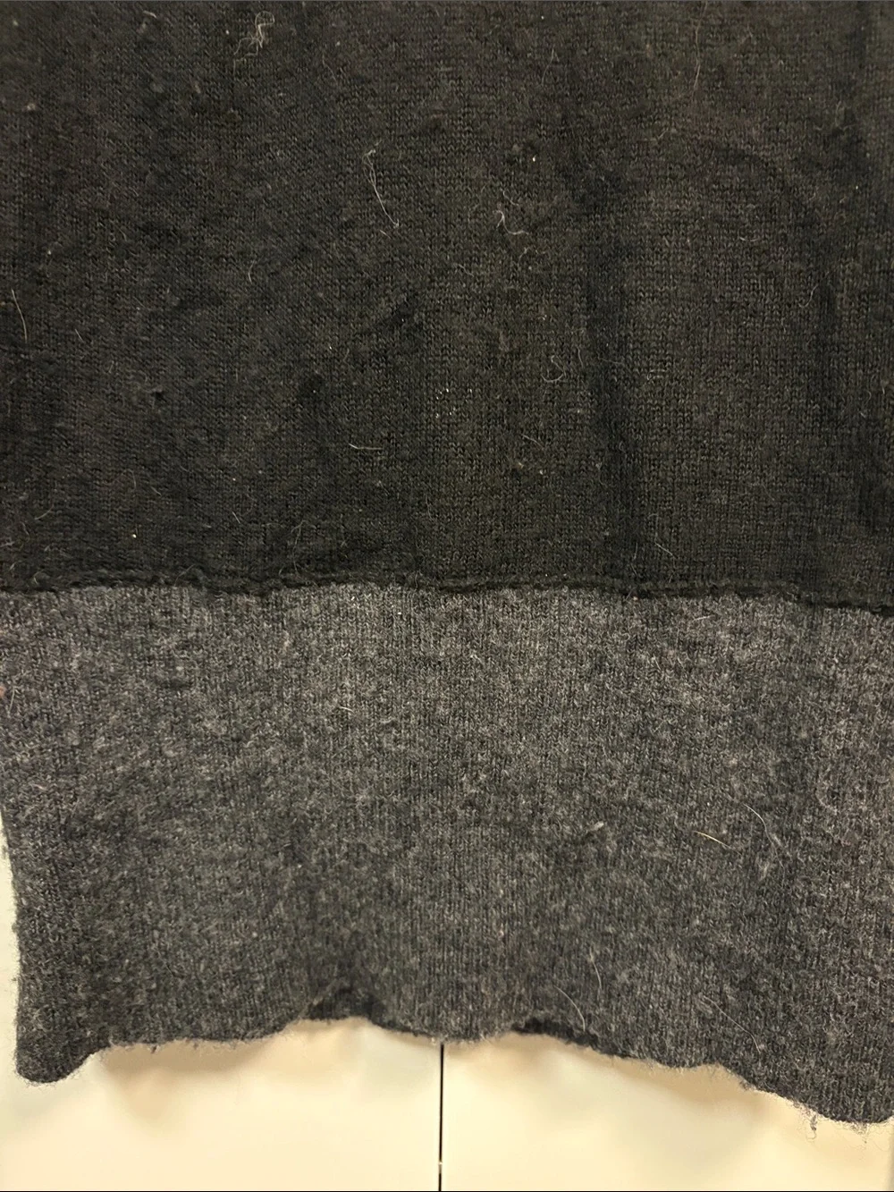 Free People Wool Black Sequin V-Neck Sweater featuring a deep V-neck S